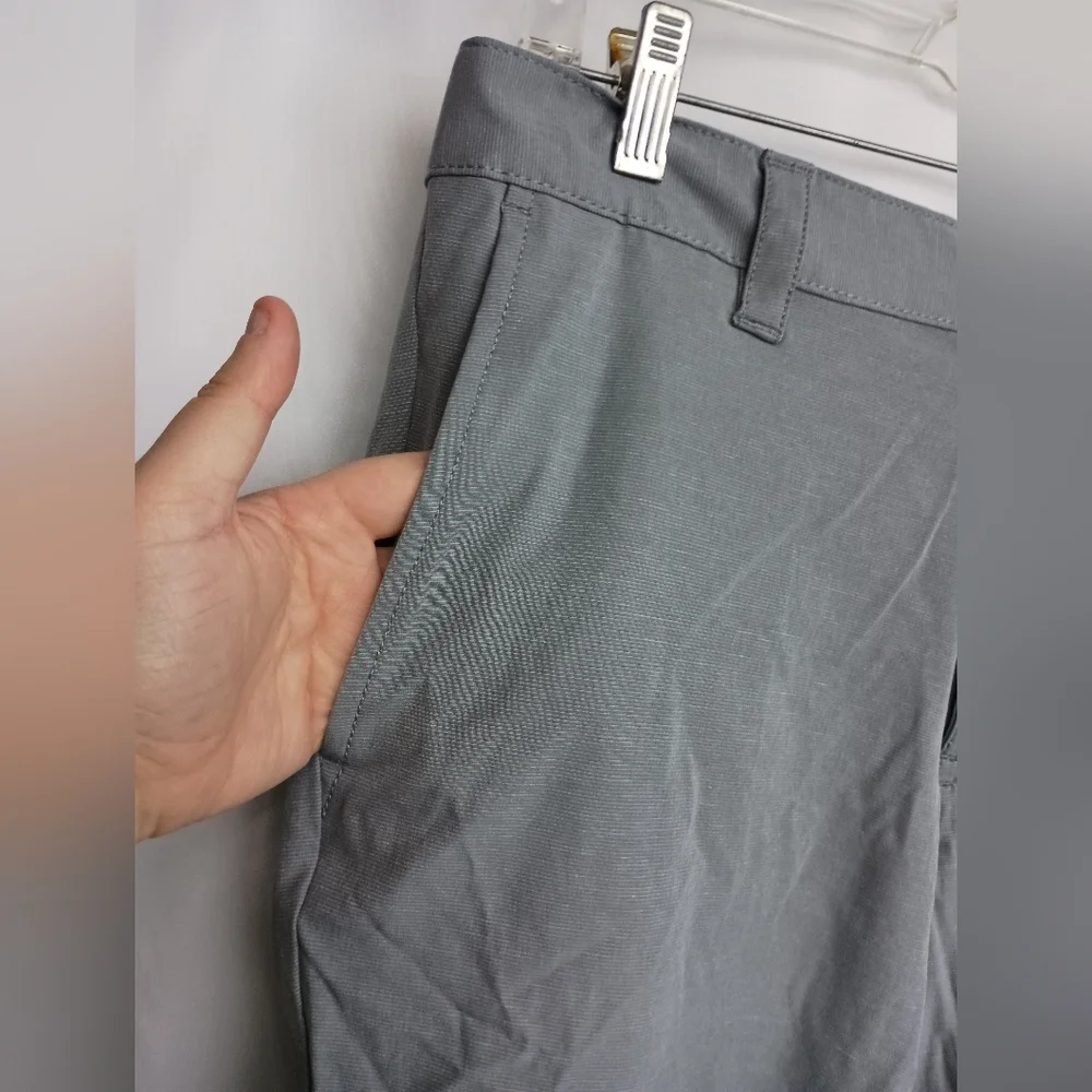 2/$30 BANANA REPUBLIC Gray Flat Front‎ Chino Shorts (#336)